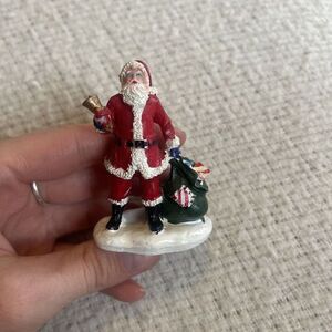 Lemax Santa Presents Bell Gifts Santa Claus Christmas‎ Snow Village Figurine